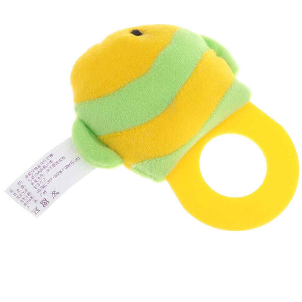 Baby Plush Teething Toys, Cartoon Animals Shape Teethers, Baby Appease Toys Fish