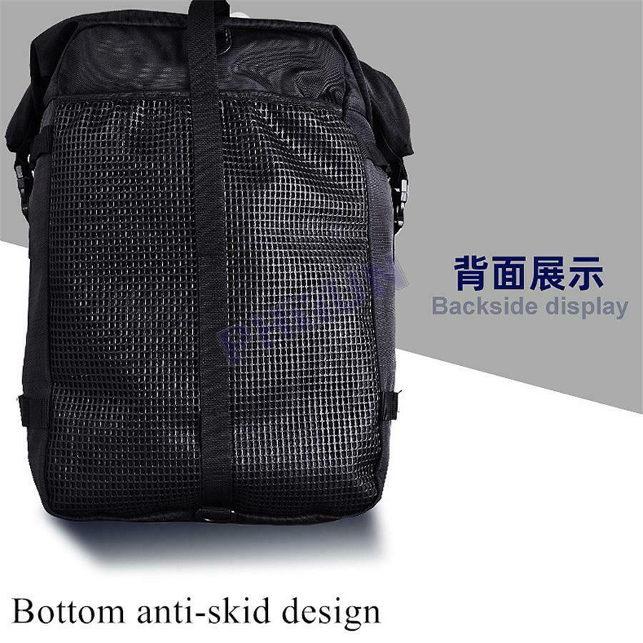 10L Motorcycle Tail Bag Storage Bag Shoulder Bag w/ Shoulder Straps Universal