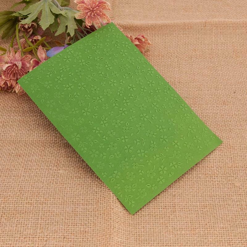 Clover Plastic Embossing Folder Stencil Template DIY Craft Making Scrapbooking