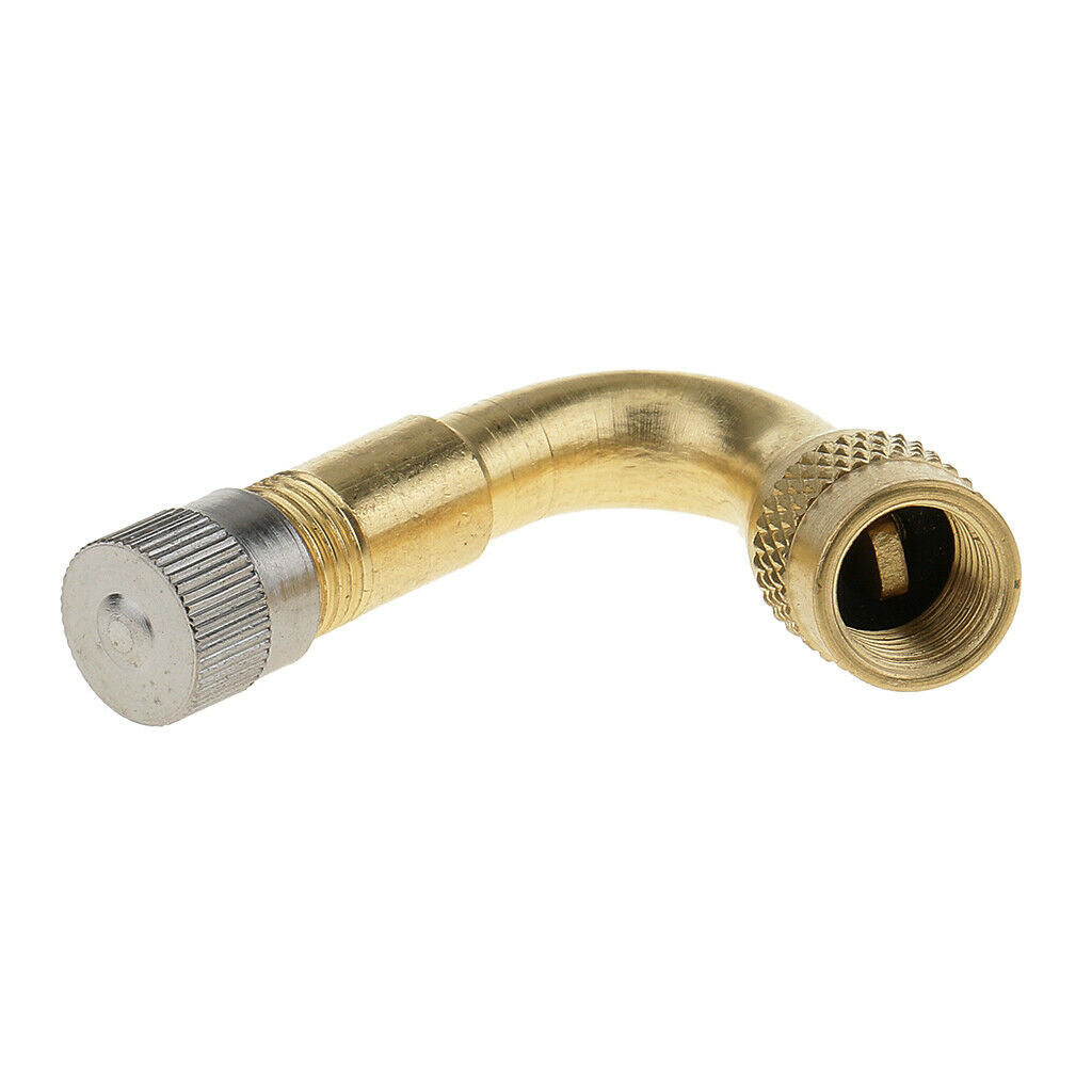 45 Degree Car Brass Tire Valve Stem Extension Replacement Parts Accessories