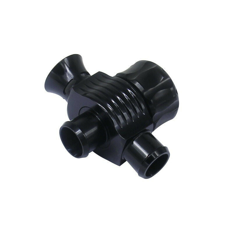 Universal 25mm Dual Port BOV Dump Valve Car Auto Turbo Blow Off Valve BOV Black
