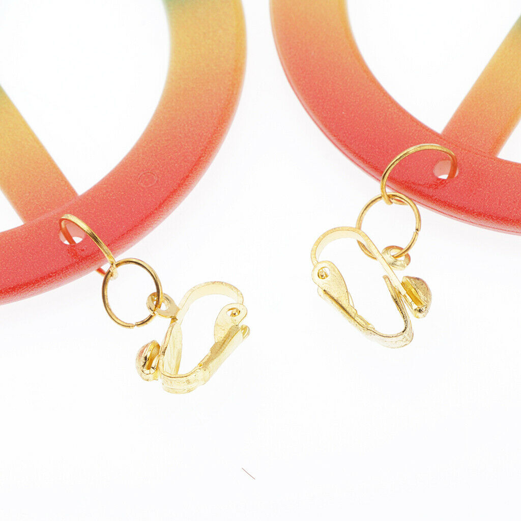 Hipple Peace Sign Earrings Necklace Tie Dye Headband 1960's Halloween Party