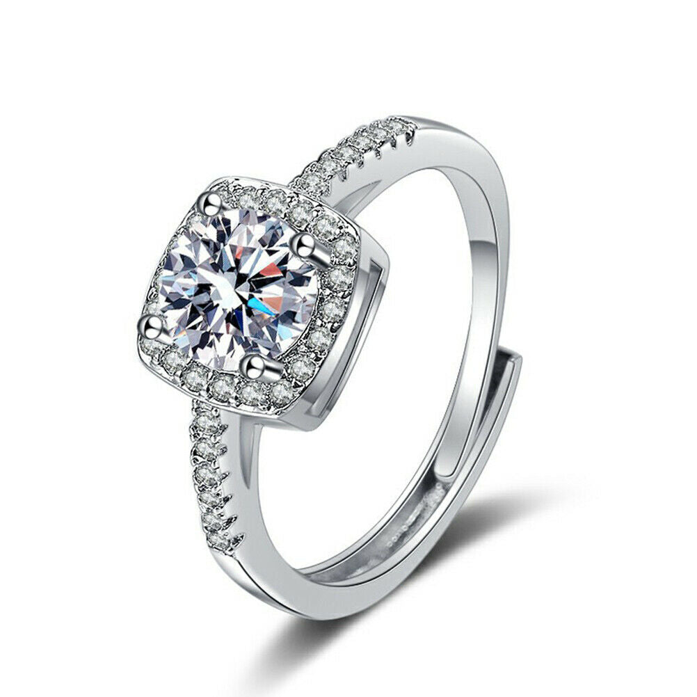 Promise Rings for Women Adjustable Wedding Engagement Rings for Girls Women Gift