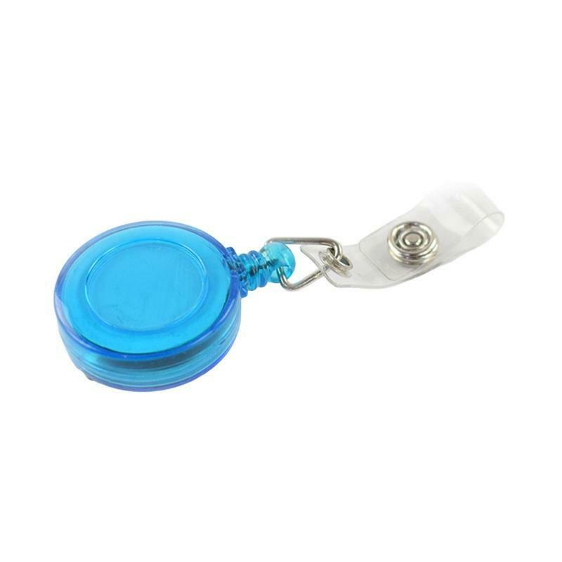 1pc Multi-purpose Retractable Badge Holder Metal Clip Stretching Length 72mm