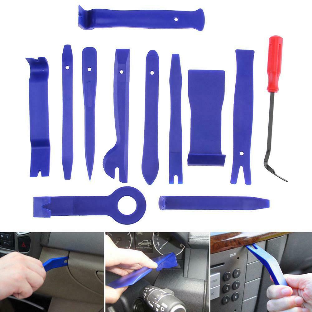 12pcs/Set Audio Stereo Universal Panel Remover Screwdriver Repair Tool Kit @
