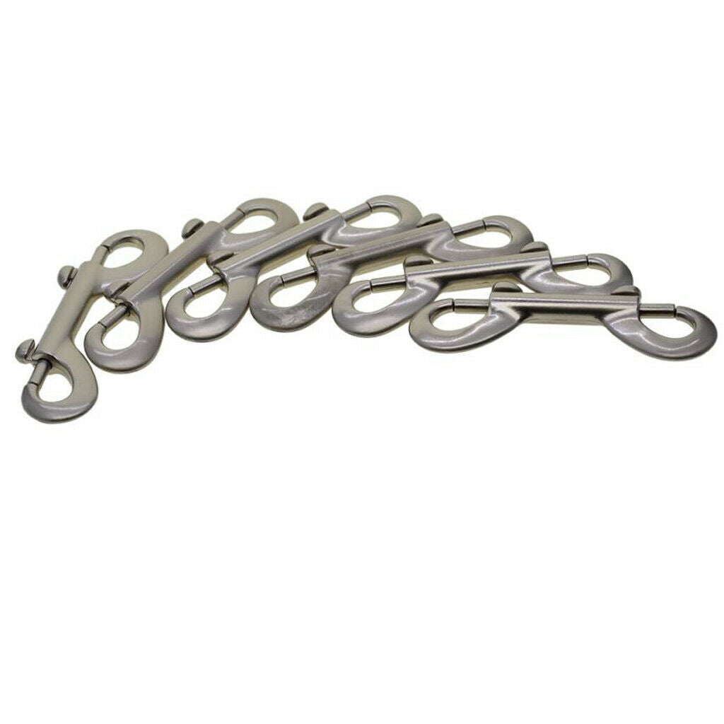 6x Double Ended Carabiners - Designed for Farm, Horse And Garage Use