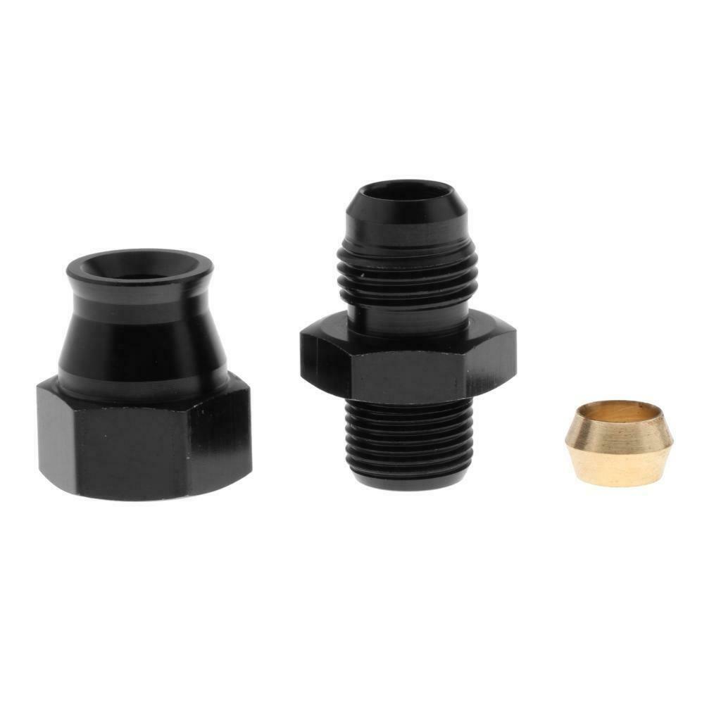 5/16 "8mm OD Alloy Tube to 6AN Male Flare Pipe Fitting Adapter Alumini