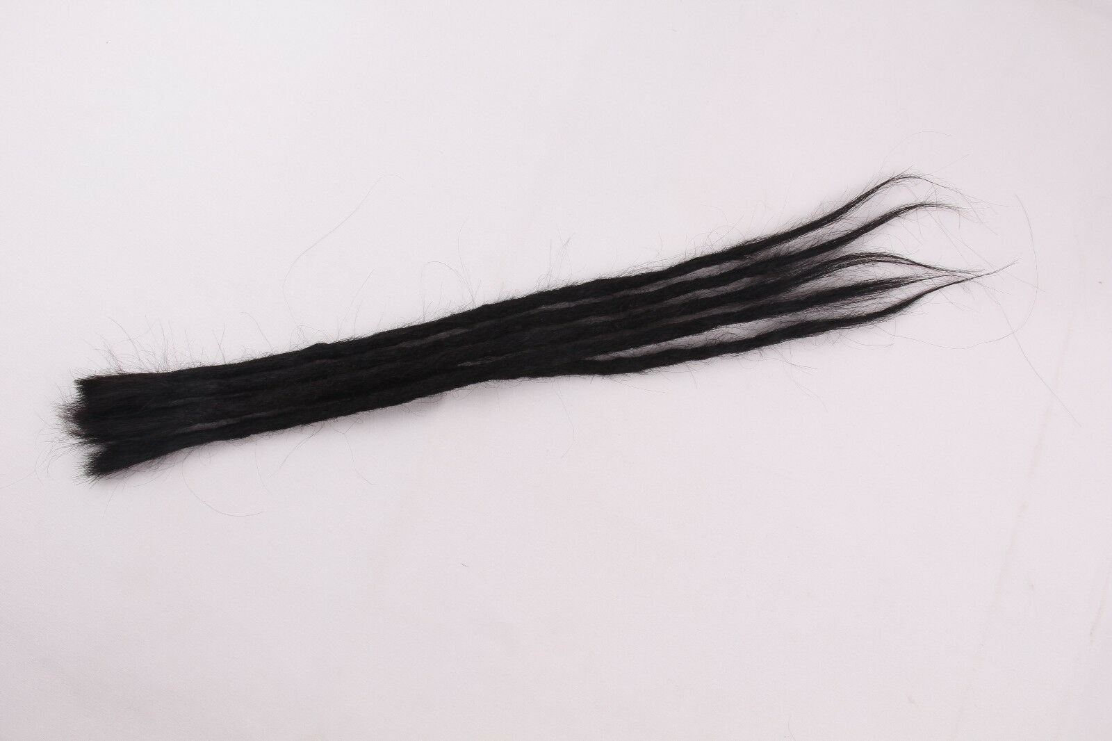 5pcs Natural Black Handmade Dreadlocks Human Hair Dreads Hippie Locks Extensions