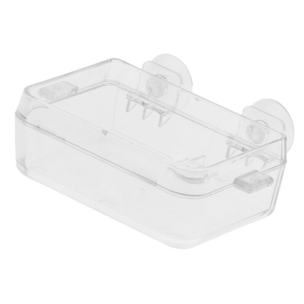2 Pcs Lizard Reptile Terrarium Water Food Bowl Anti-escape Worm Container