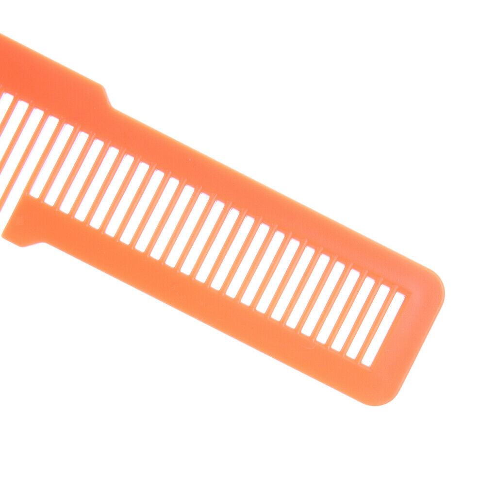 Professional Flat Top Hair Clipper Comb Styling Static-free Pink+Orange