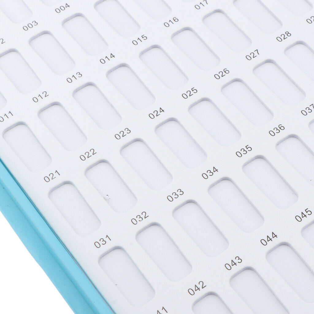 120 Colors Nail Color Chart Display, 4 Kinds Nail Color Display Chart Book - C,