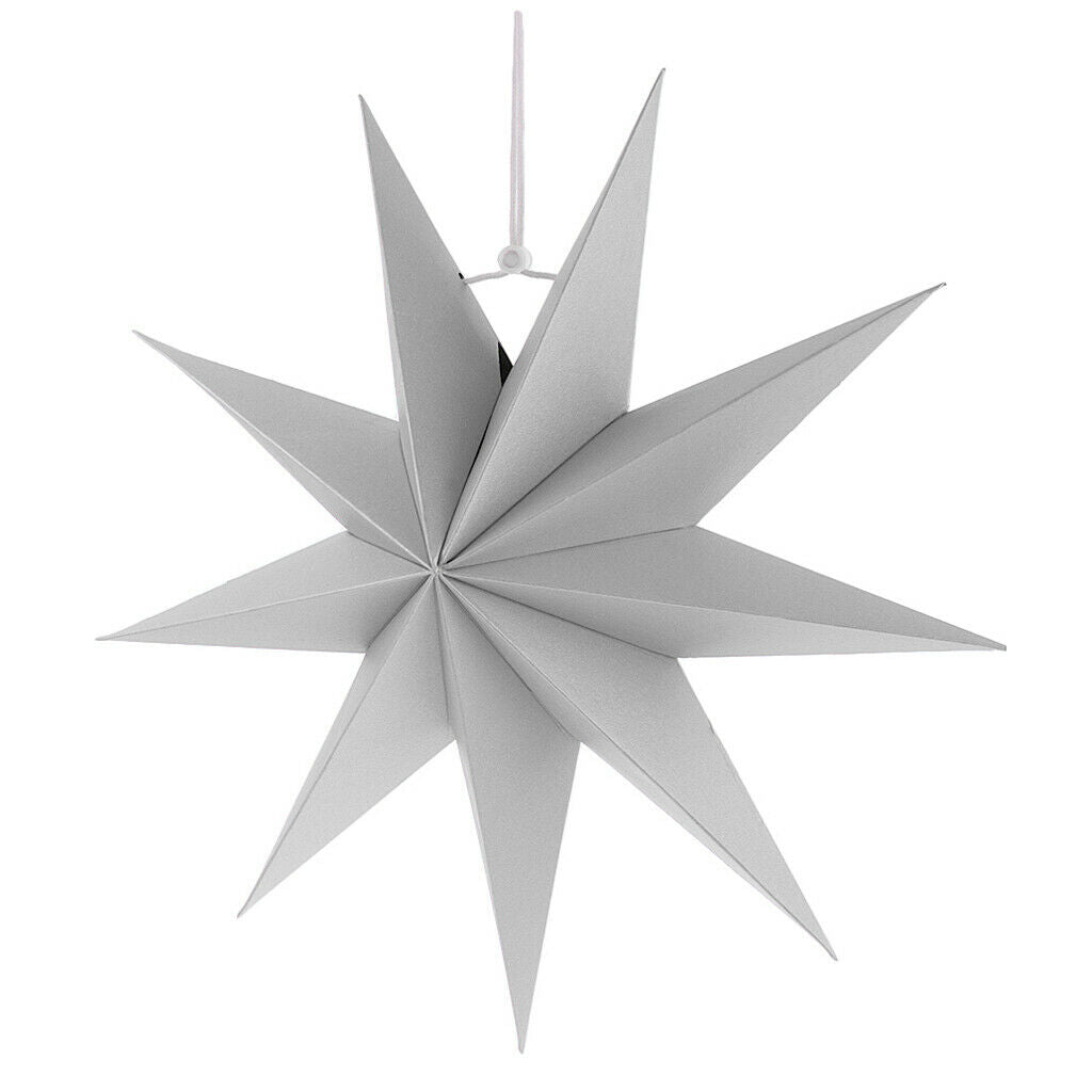 2pcs Paper Star Party Hanging Craft Wedding Decoration Hanging Ornaments