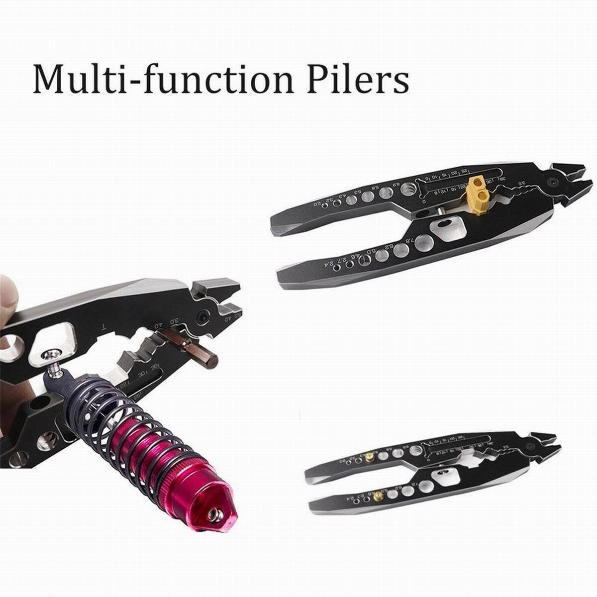 Shock Absorber Pliers Rod Ball Clamp Multi-function Tool for 1/8 1/10 RC Car