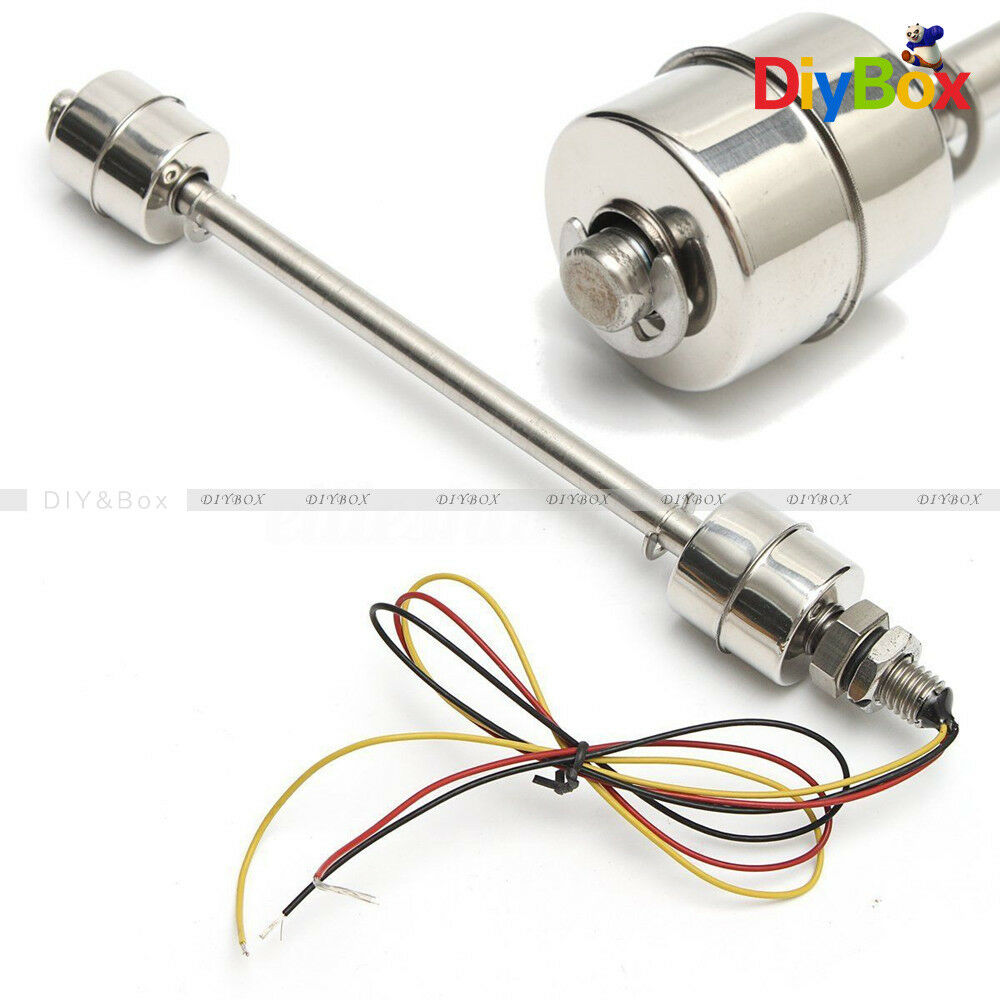 200mm 304 Stainless Steel Liquid Float Switch Water Level Sensor Double Ball