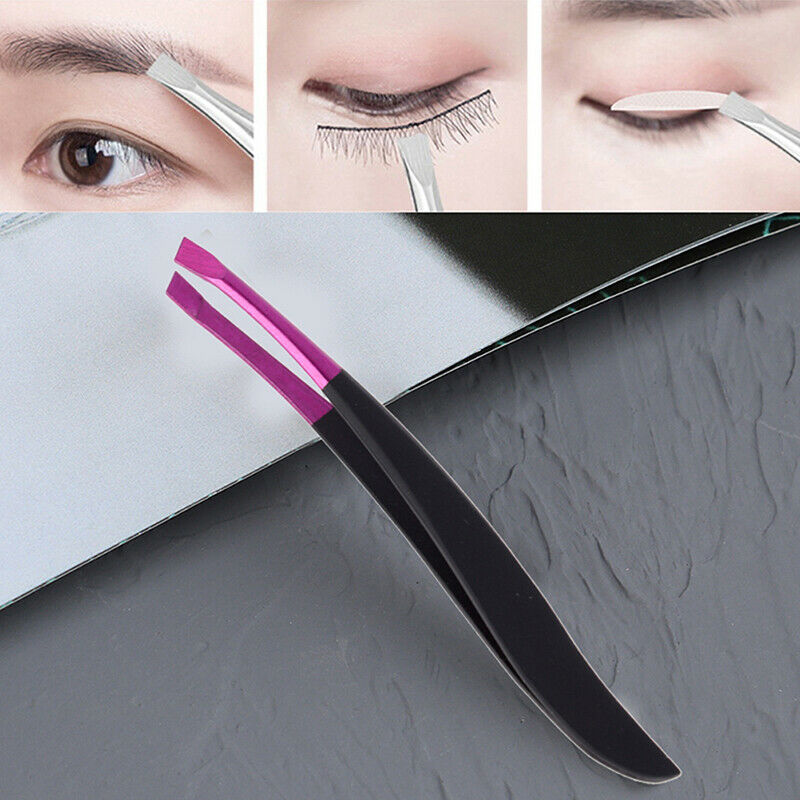 1Pc Stainless Steel Hair Removal Eyebrow Tweezers Clip Beauty Makeup Too.l8