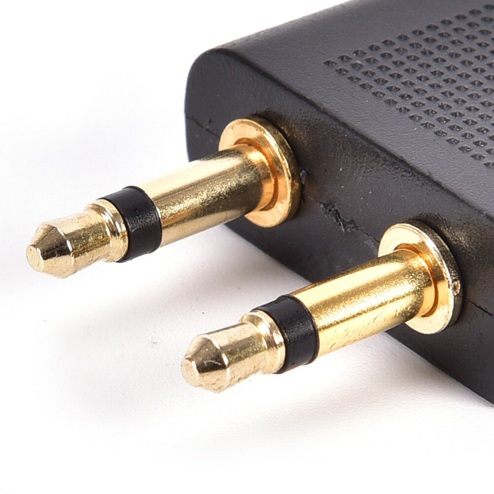 Airplane Airline Travel Headphones Jack Audio 3.5mm Adapter Converte.l8