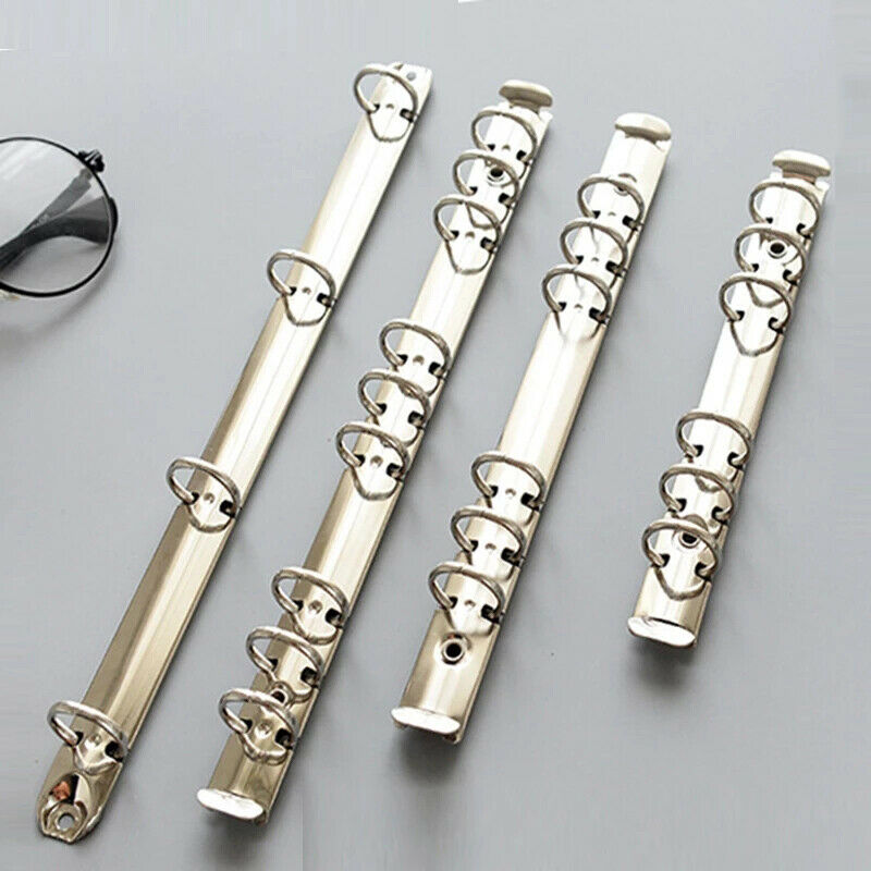 Metal Spiral Rings A5 Binder Clip With 2 Pair of Screw For Diary Notebook 9 RiI7