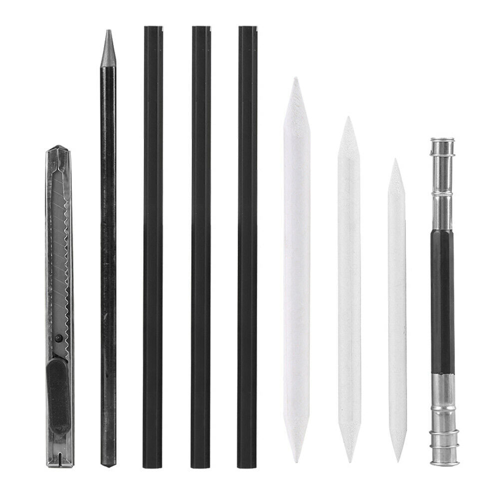 33X Drawing Sketch Set Charcoal Pencil Eraser Art Craft Painting Sketching Kits