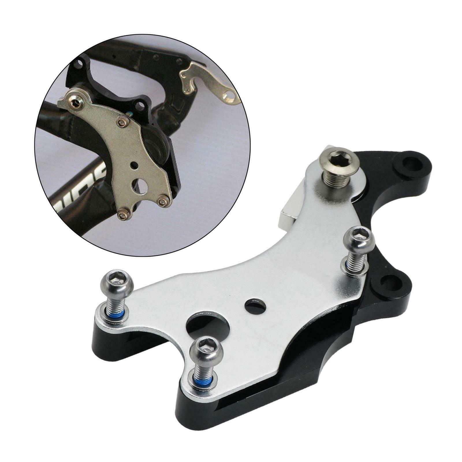 Alloy Bike Disc Brake Adapter Adjustable Bracket Seat Cycle Refit Converter