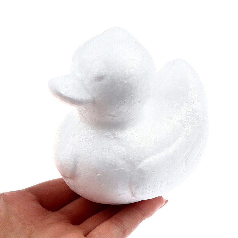 1pc Polystyrene Styrofoam Modeling duck White Foam DIY Craft