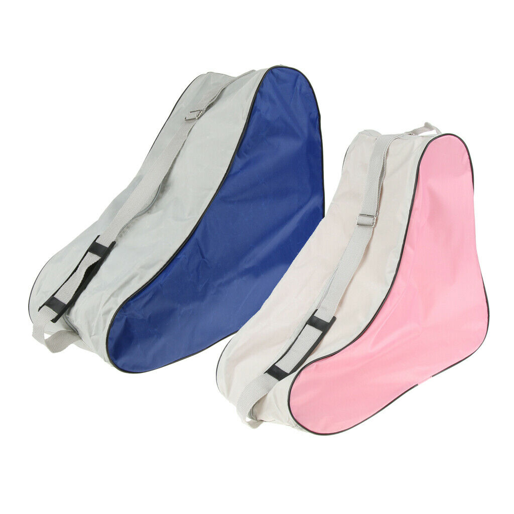 2pcs Oxford Cloth Inline Skates Bag Shoulder bag w/ Adjustable Shoulder Belt