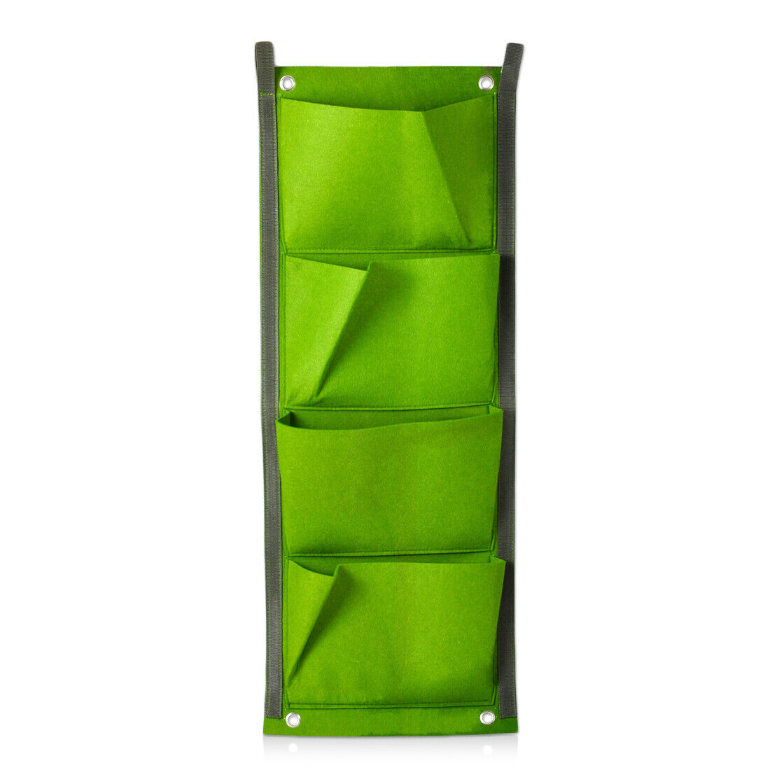 4 Pocket Vertical Indoor Outdoor Hang Wall Balcony Herb Garden Planter Bag An