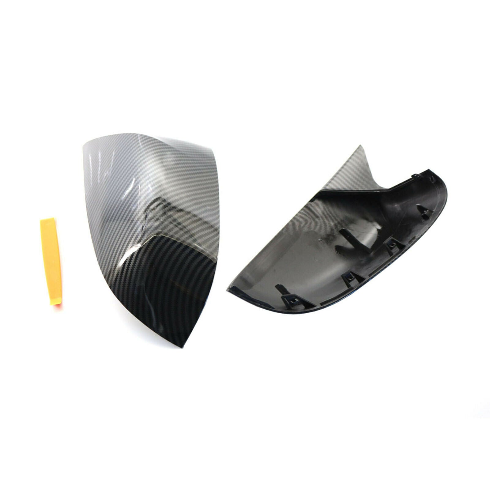 2 Pcs Carbon Fiber Side Mirror Covers Caps for BMW X4 G02 X5 G05 X6 G06