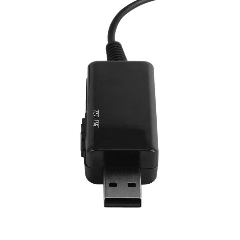 Usb Boost Cable 5V Step Up To 9V 12V Dc Voltage Converter 1A Step-Up Volt TranT2
