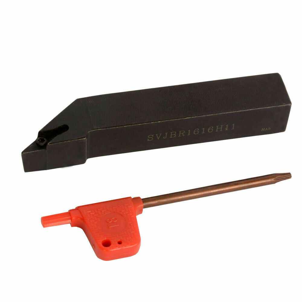 93° SVJBR1616H11 (12*125mm) External Turning Tool Holder for VBMT1103 inserts