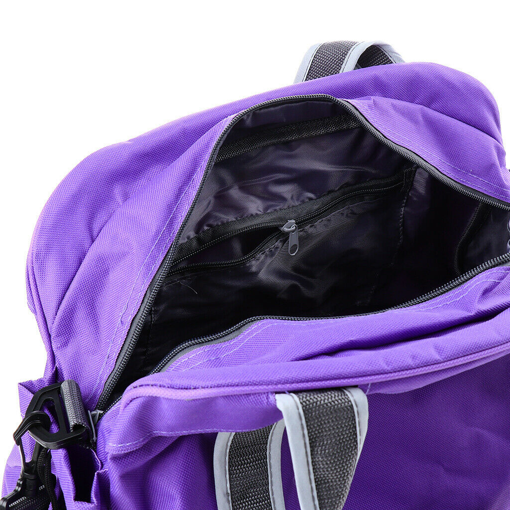 Yoga Mat Tote Duffel Bag Travel Clothes Organnizer Shoulder Bag Purple