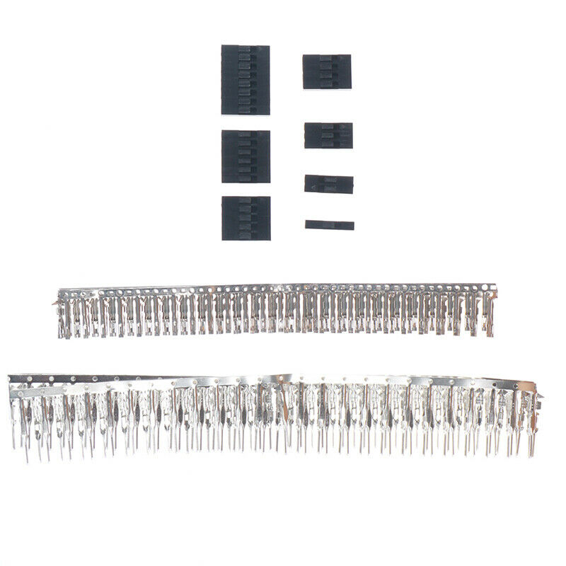 310pcs Wire Jumper Pin Header Connector Housing Kit Crimp Pins+Female Wit.l8