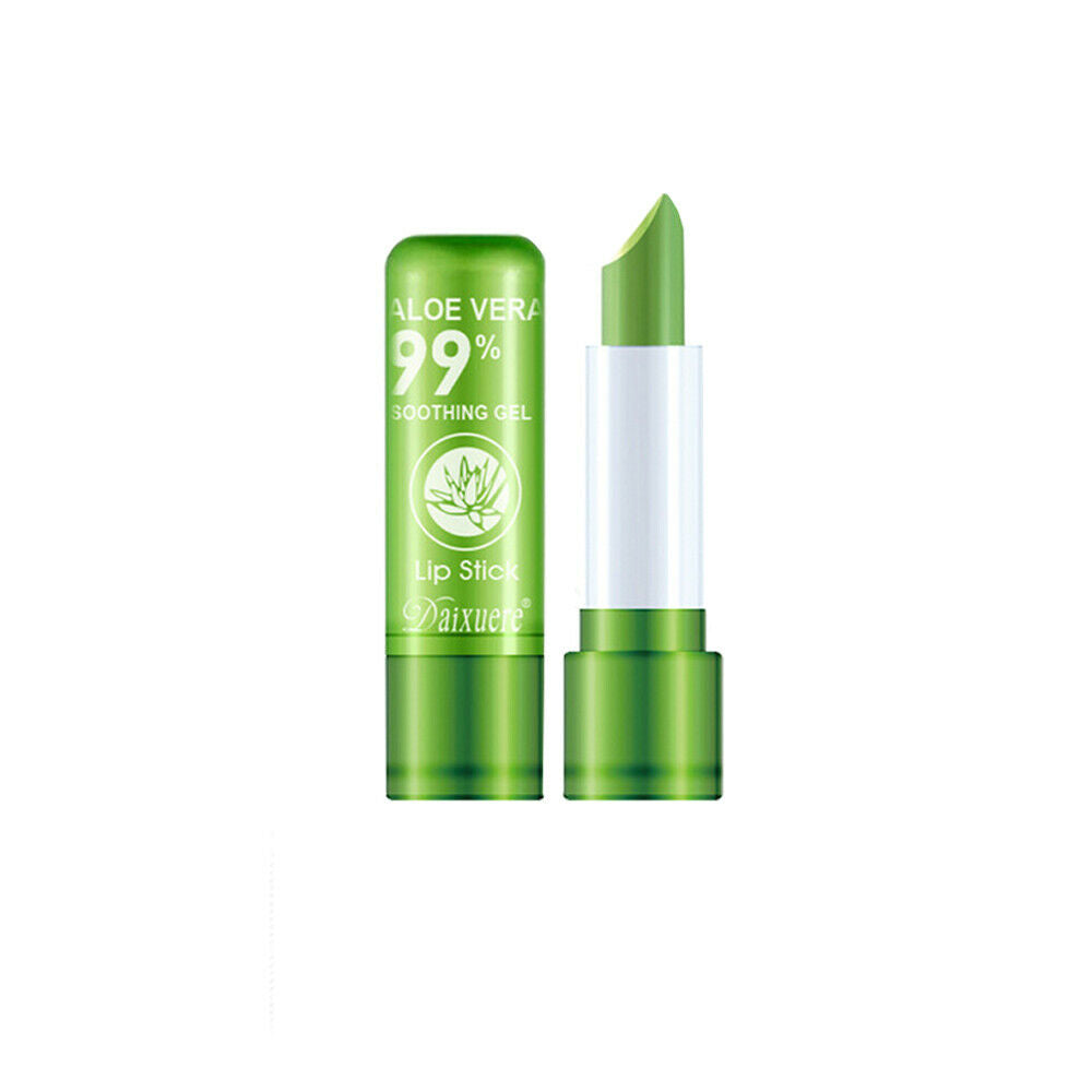 1pc Aloe Vera Lipstick Lip Stick Moisturizing Color Changing Long Lasting Beauty