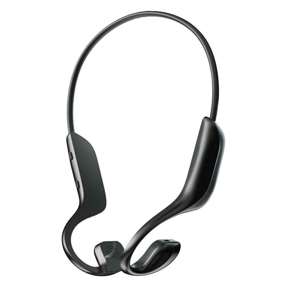 Bone Conduction Headphones Waterproof Stereo Earphones with Mic Headsets New