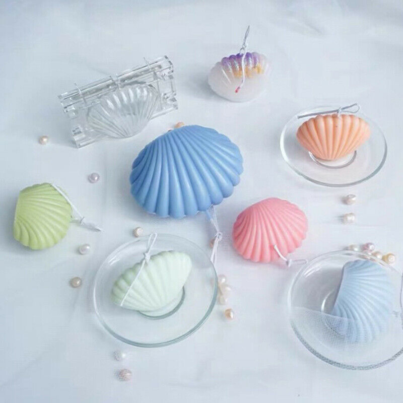 Scented Candle Mold Seashell Scallop Shell Candle Mold Handmade Soap Mould DBDA