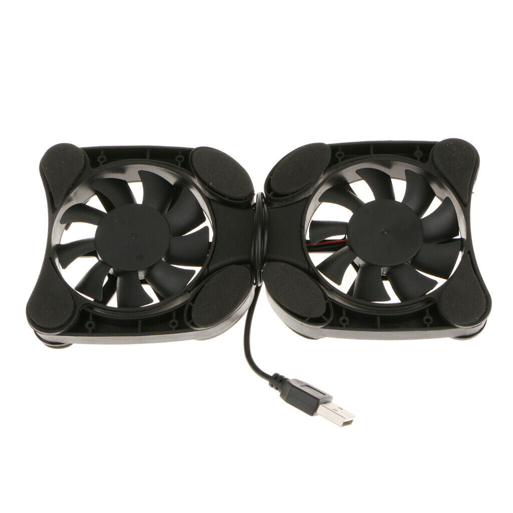 USB Mini Laptop Notebook Foldable Folding Fan Cooler Cooling Pad for Travel