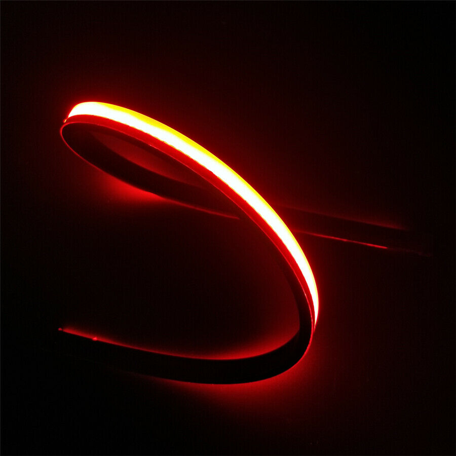 100cm 39.4" Rear Brake Signal Reverse Parking LED Light Strip Bar Waterproof Red