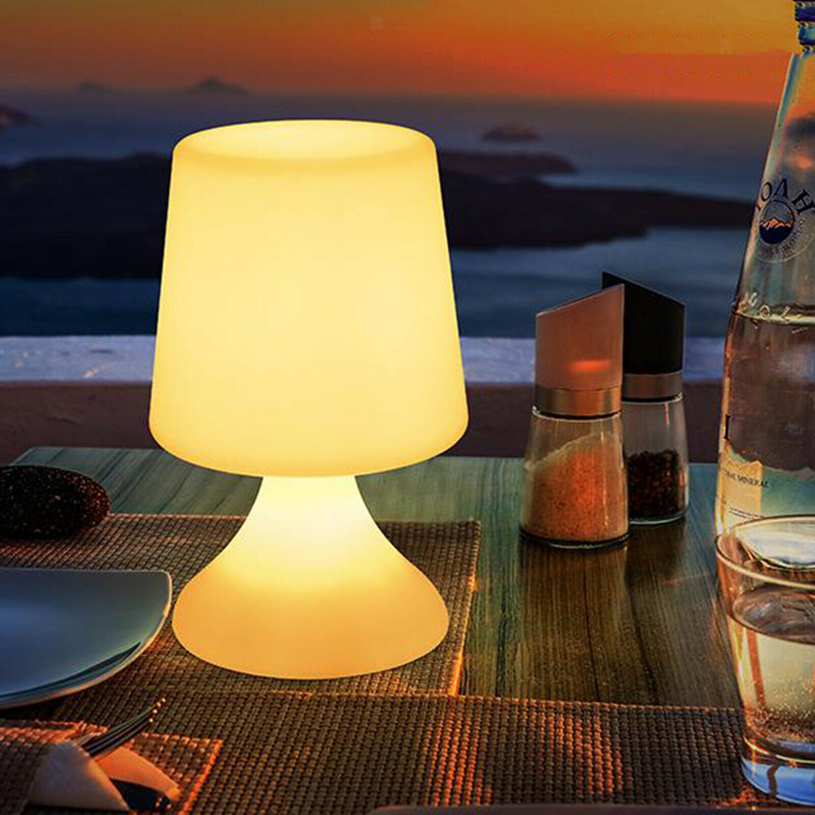 Table Lamp Night Light Desk Lamp Remote Control Bedside Lamps Home Decor