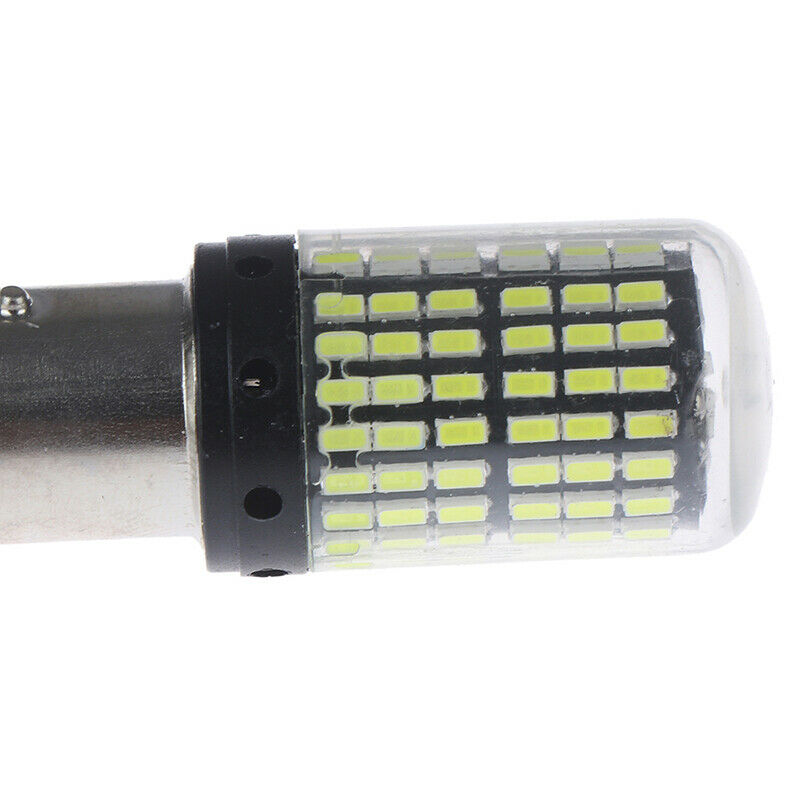 1Pc 1157 LED White Canbus 3014 144-SMD Car Turn Signal Brake Light No FlashSJCA