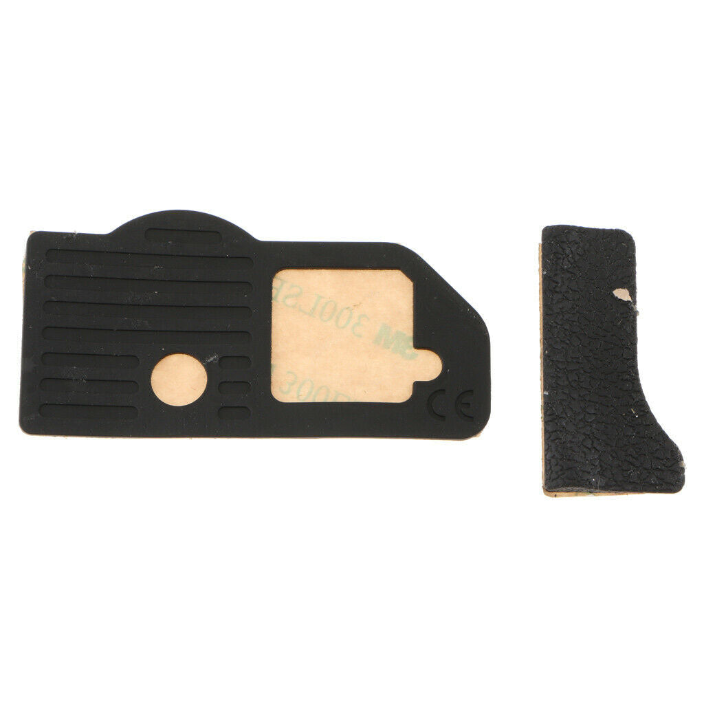 5 Pack Front Rear Grip Rubber Set + USB Cover + Tape for Nikon D300S Camera
