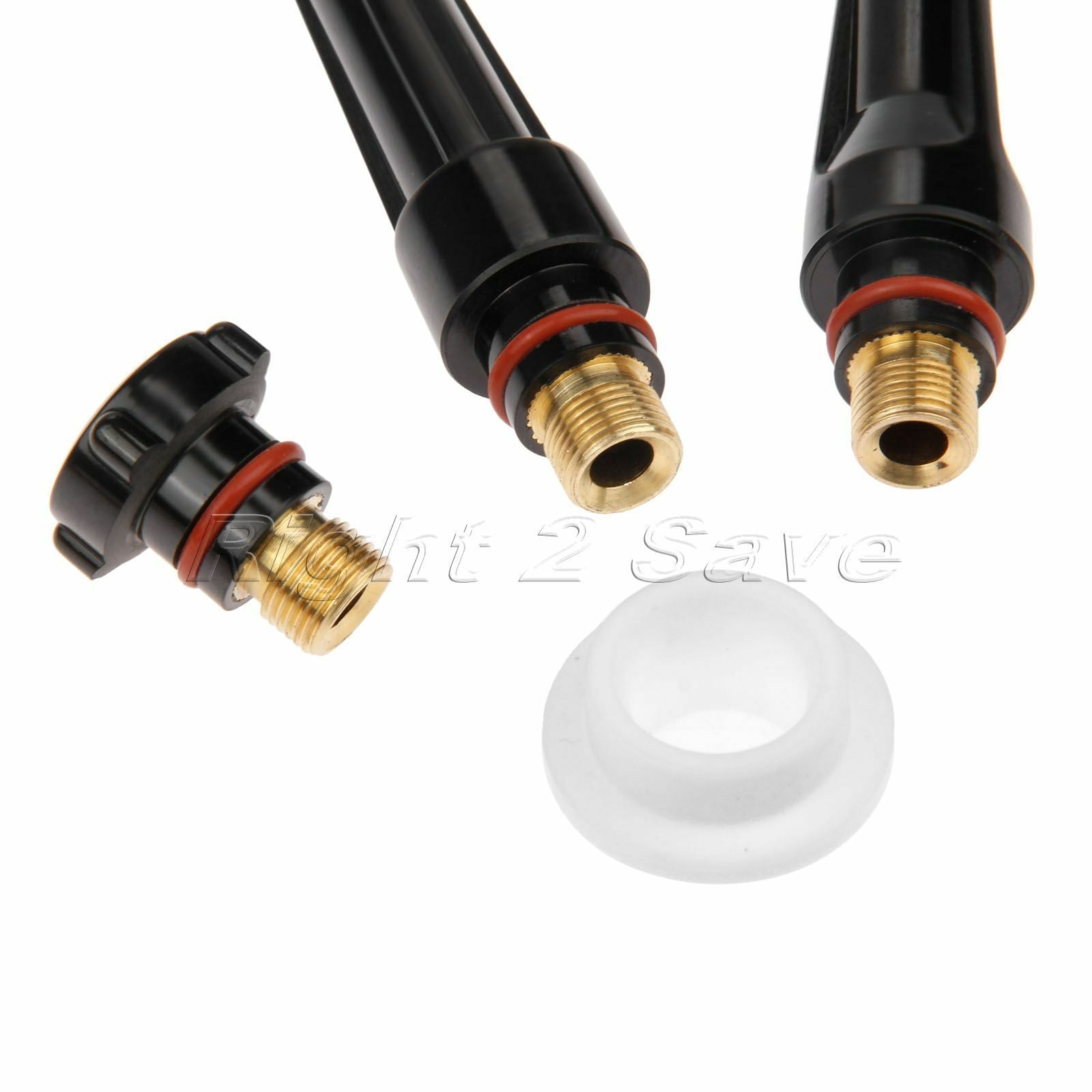 Replace 10X Welding TIG Gas Lens Collet Body Back Cap 1/16" Torch 17/18/26 T13