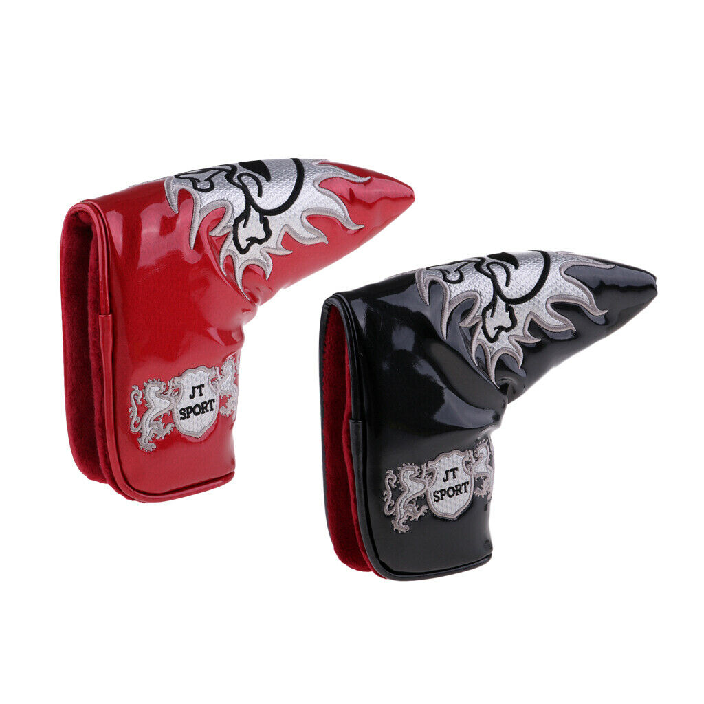 2 Set Golf Putter Headcover, Durable and Protective Putter Cover for Men/Women
