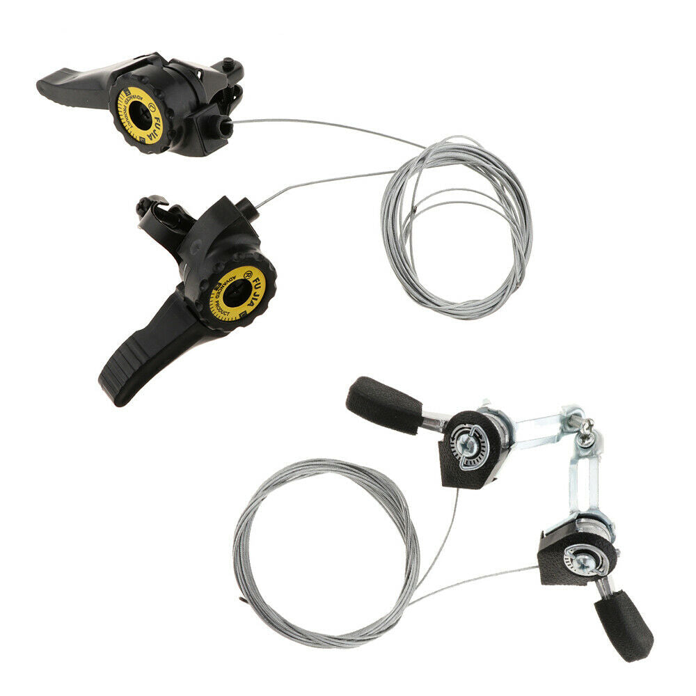 5/6/7 Speed Shifter MTB Bike Brake Lever Combo 59-79'' Shift Cables (2 Pair)