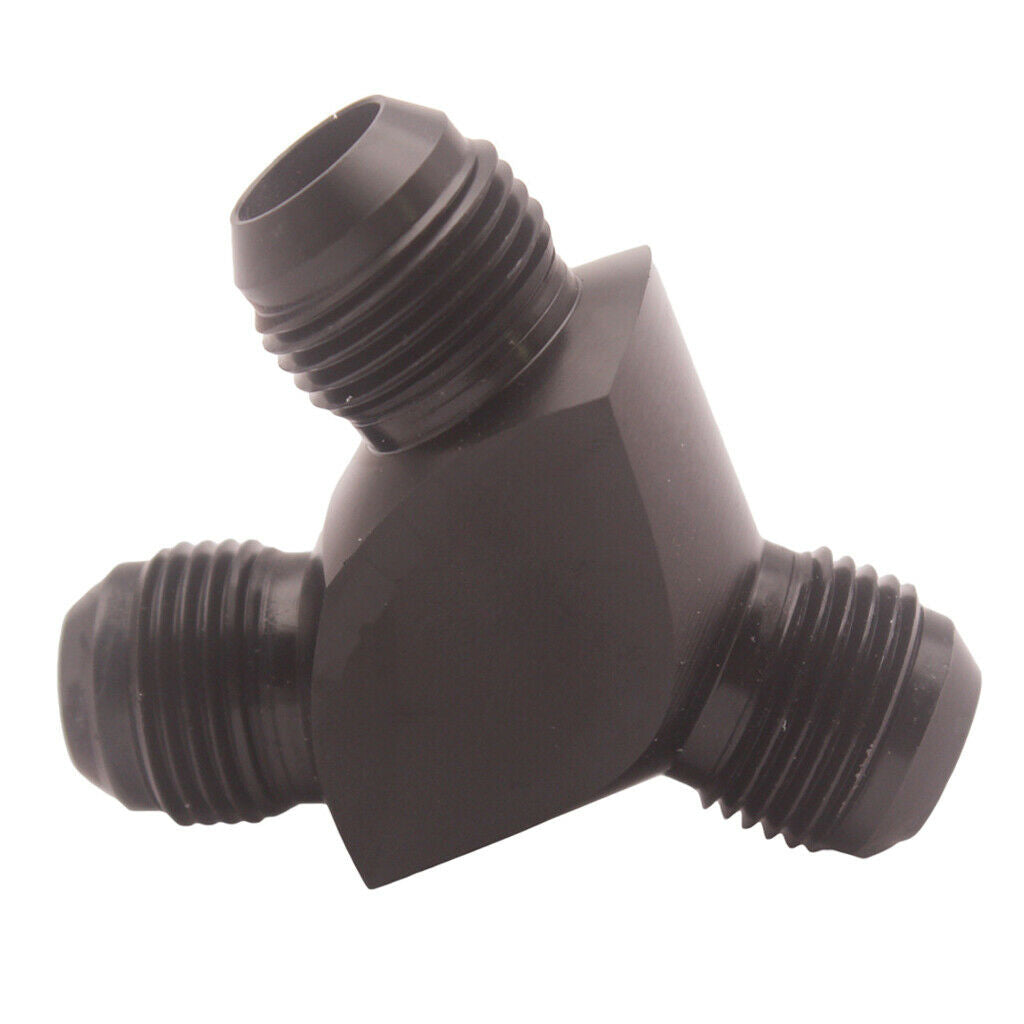 AN-10 (10AN) To 2 x AN -10 AN10) Billet Aluminium Y Block Adapter Fitting
