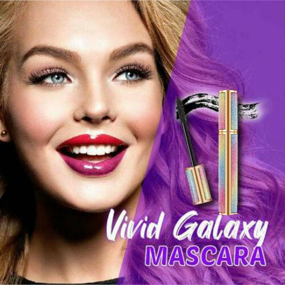 Black 4D Starry Silk Fiber Lash Waterproof Lengthening Thick Eye Lashes