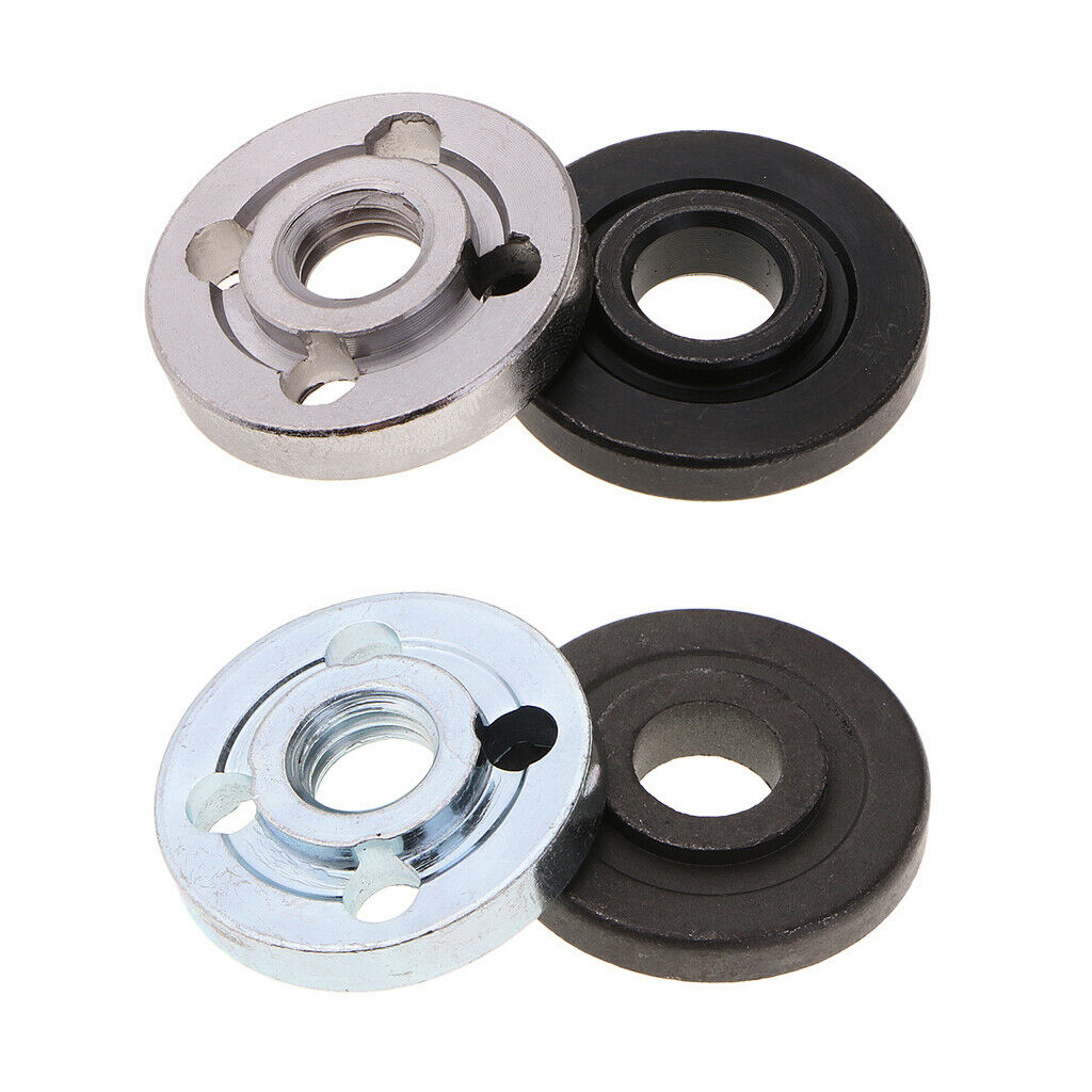 4 Pieces 30mm 100 Type Flange Nut for Angle Grinder