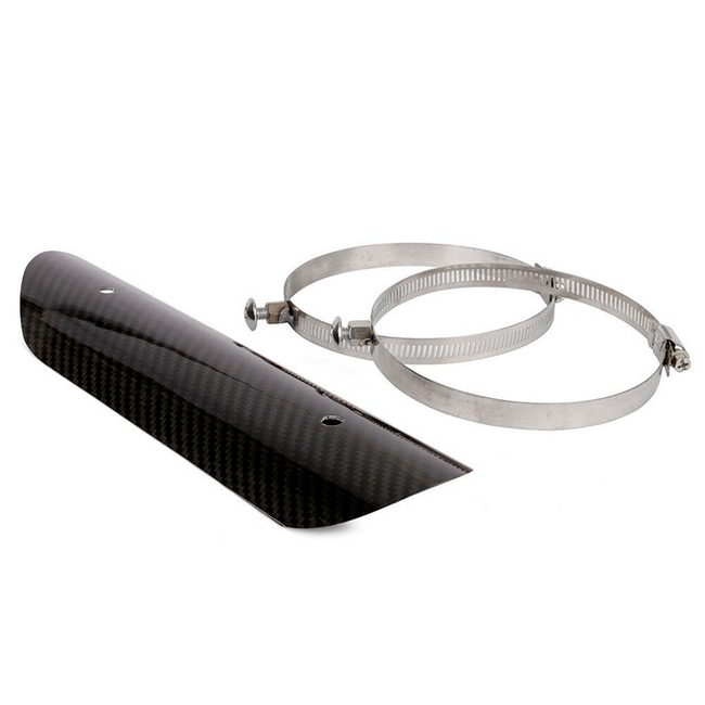 Universal Carbon Fiber Exhaust Pipe Heat Shield For Motorcycle Dirt Street Bike
