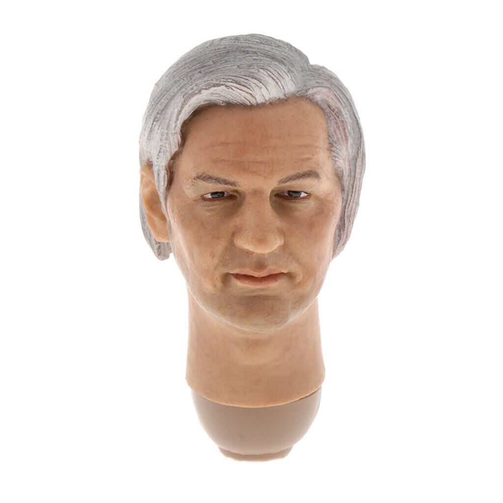 1/6 Mans Carving Head Sculpt for 12'' Hottoys TC Dragon DML BBI DID Body