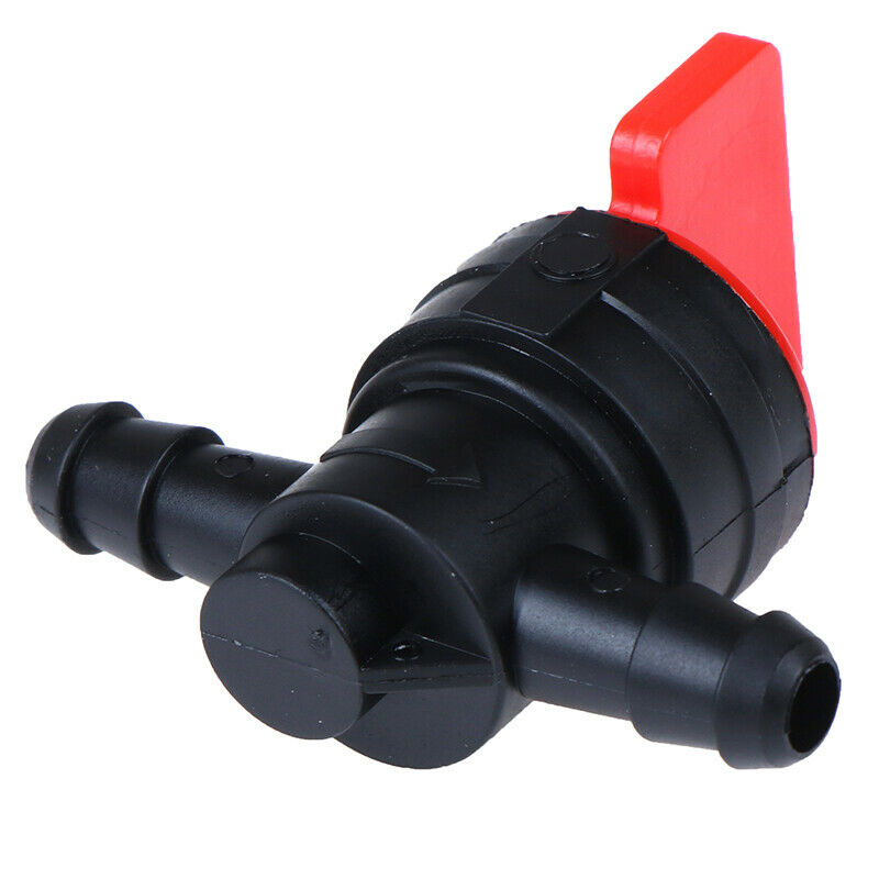 In-Line Straight Fuel Gas Shut Cut Off 1/4" Valve Petcock Motorcycle Cut .l8