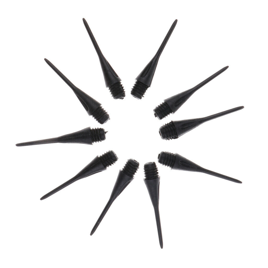 100 Pcs Plastic 33mm 2BA Replacement Soft Tips For Electronic Darts - Indoor