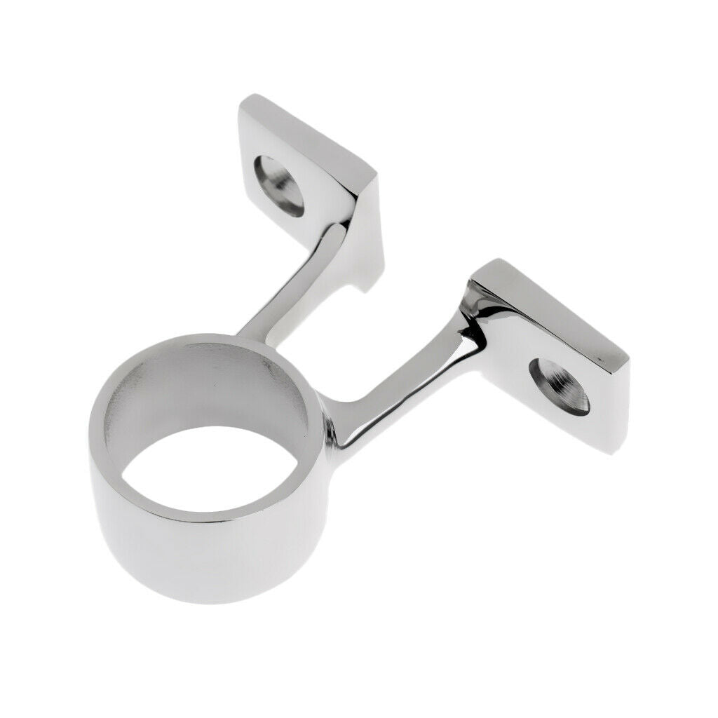 1PC 316 Stainless Steel Boat Center Stanchion 90° Hand Rail Fitting 1" Deck